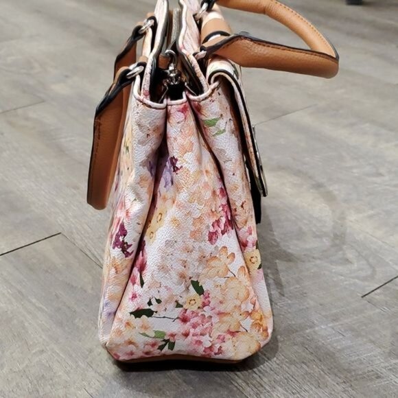 Dana Buchman Floral Bag Handbag Shoulder Purse Tote Satchel WOMEN'S WOMAN'S - Picture 5 of 12